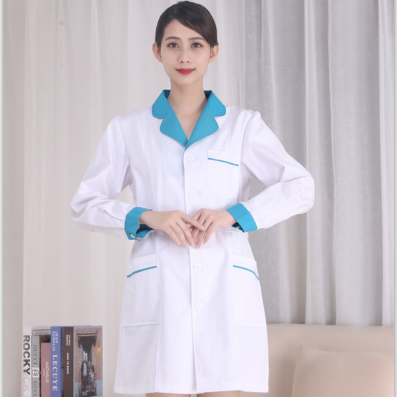 Lab Coat Medical - White Nurse Uniforms Short Sleeve Medical