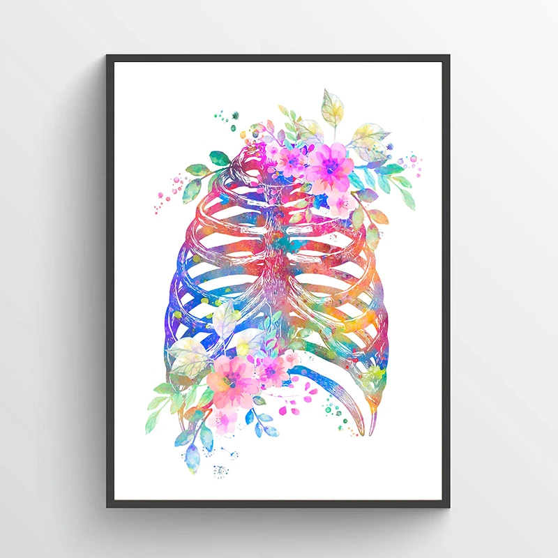 Anatomy Medical Poster Flower  - Medical Lab Pictures 评论和价格