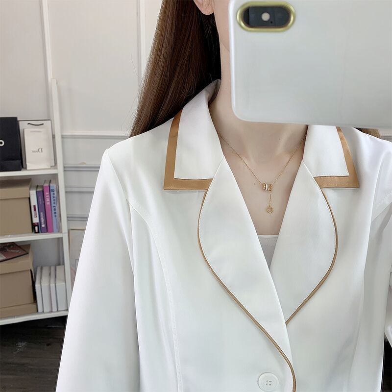 white short beauty uniform dre - Lab Coat Medical 评论和价格