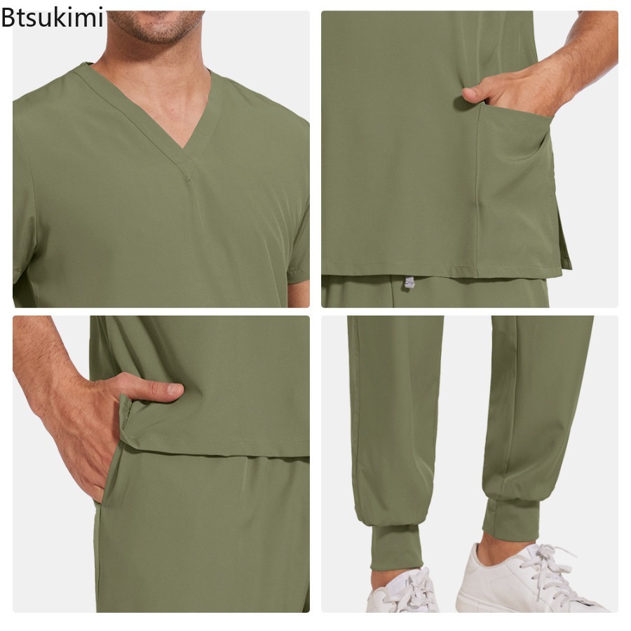 Scrub Sets Uniforms Nursing Me - Lab Coat Medical 评论和价格