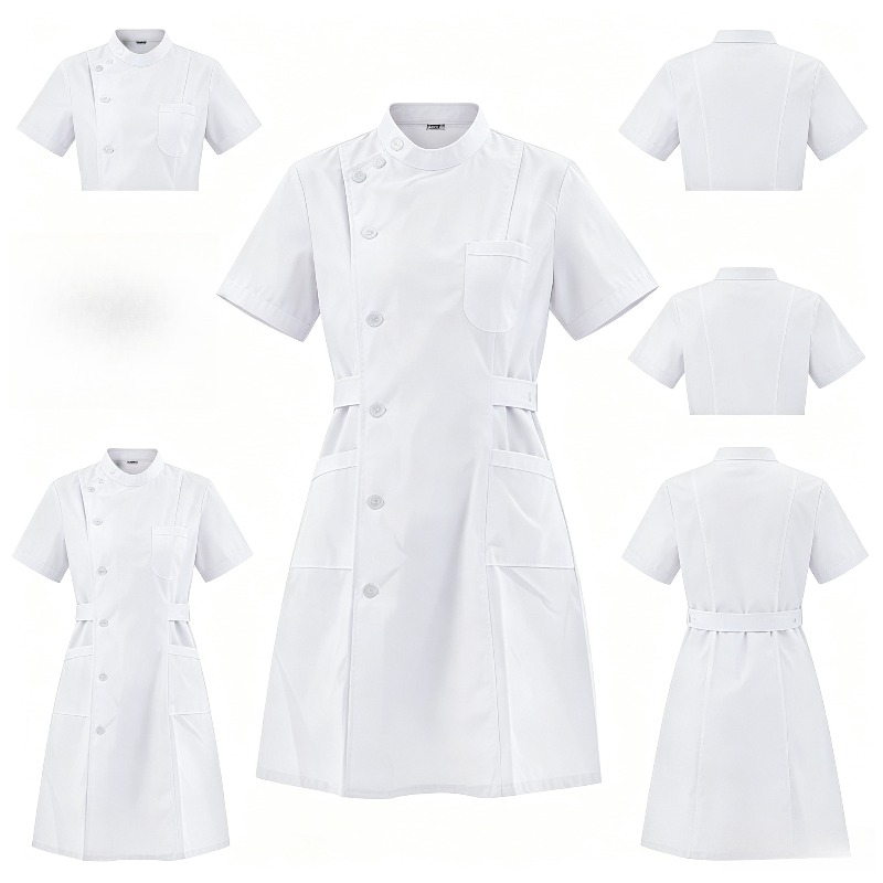 Short Sleeved Medical Work Clo - Lab Coat Medical 评论和价格